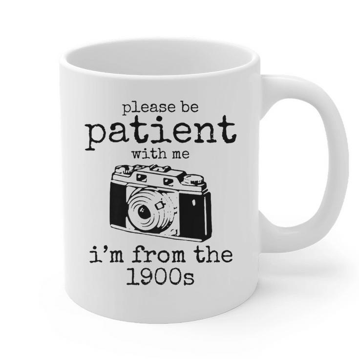 Please Be Patient With Me I'm From The 1900s Camera Premium Graphic Print Coffee Mug