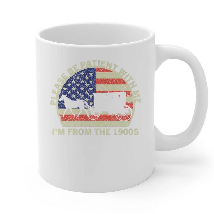 Please Be Patient With Me I'm From The 1900s Dad Vintage Premium Graphic Print Coffee Mug