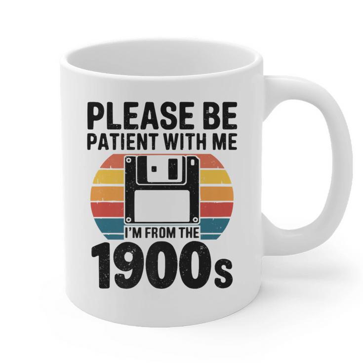 Please Be Patient With Me I'm From The 1900s Floppy Disk Premium Graphic Print Coffee Mug