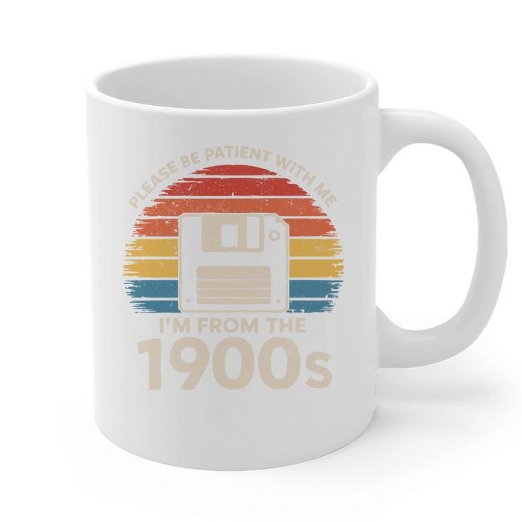 Please Be Patient With Me I'm From The 1900s Floppy Disk Premium Tri-Blend Graphic Print Coffee Mug