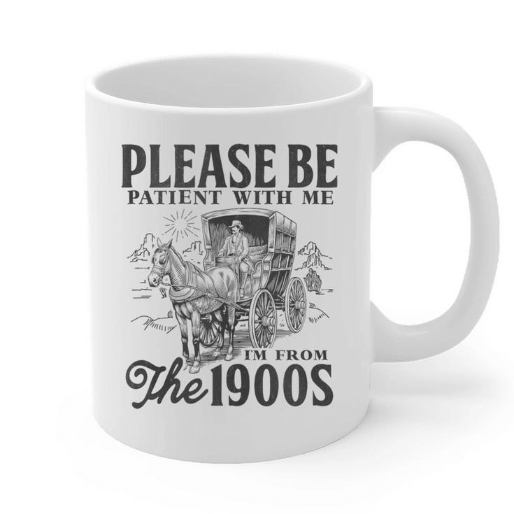 Please Be Patient I'm From The 1900s Horse Drawn Wagon Gifts Graphic Print Coffee Mug