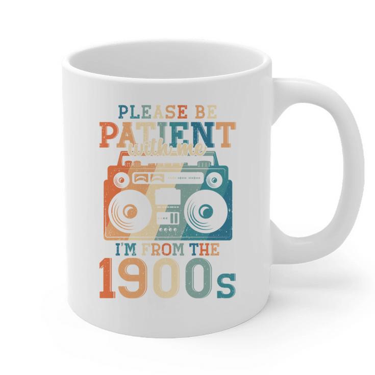Please Be Patient With Me I'm From The 1900s Retro 90s Dad Graphic Print Coffee Mug
