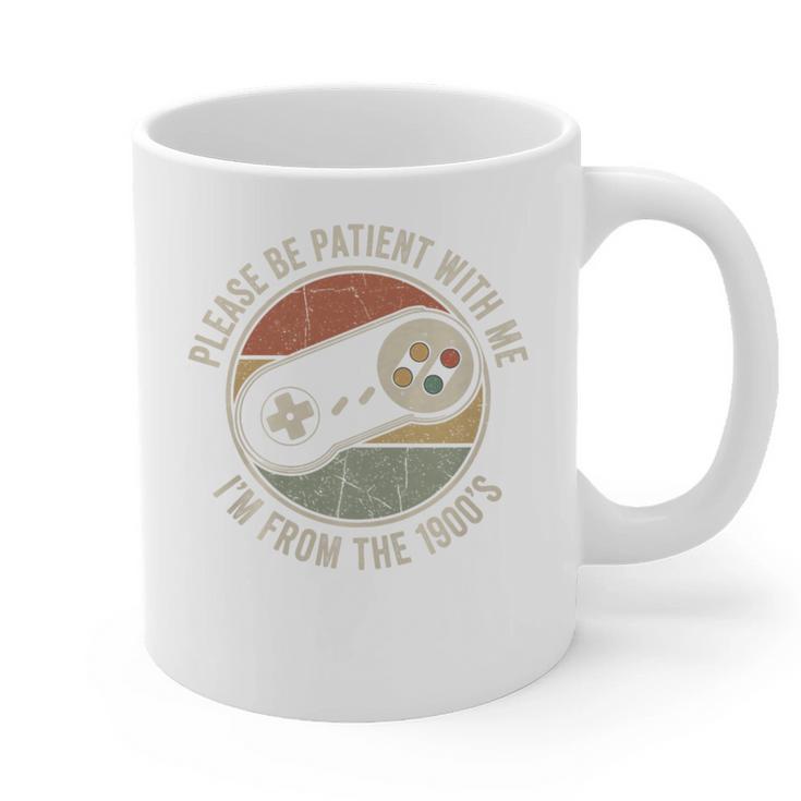 Please Be Patient With Me I'm From The 1900s Retro Gamer Premium Tri-Blend Graphic Print Coffee Mug
