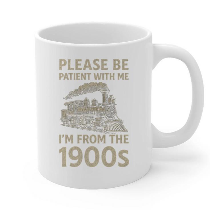 Please Be Patient With Me I'm From The 1900s Steam Train Premium Graphic Print Coffee Mug