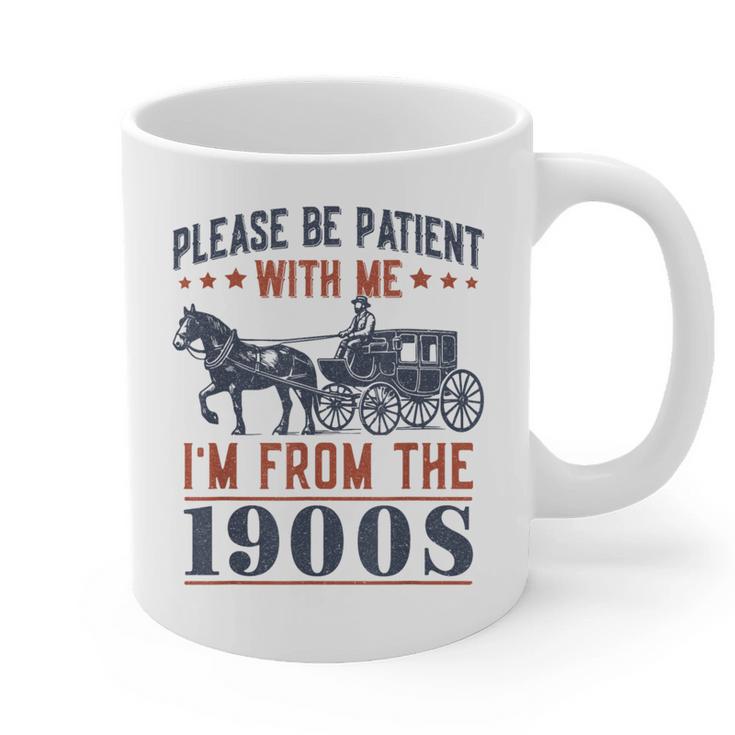 Please Be Patient I'm From The 1900s Vintage Dad Graphic Print Coffee Mug