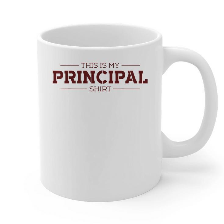 This Is My Principal Shirt Graduation T-Shirt Graphic Print Coffee Mug