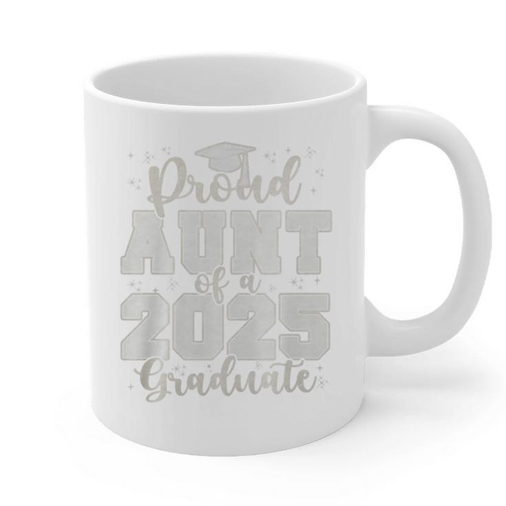 Proud Aunt Of a 2025 Graduate Grad Prom Senior Graduation Premium Tri-Blend Graphic Print Coffee Mug