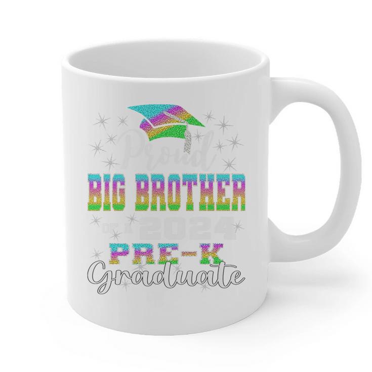 Proud Big Brother Of PreK School Graduate 2024 Graduation Premium Graphic Print Coffee Mug