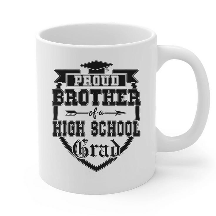 Proud Brother Of a High School Grad Senior Graduation Shirt Graphic Print Coffee Mug