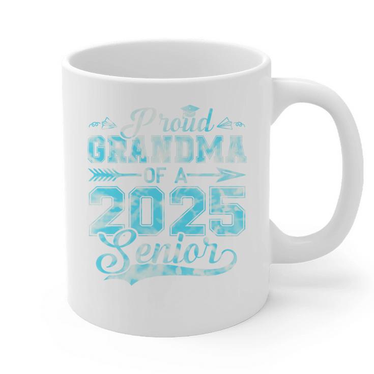 Proud Grandma Of a 2025 Senior Graduate Graduation Premium Graphic Print Coffee Mug