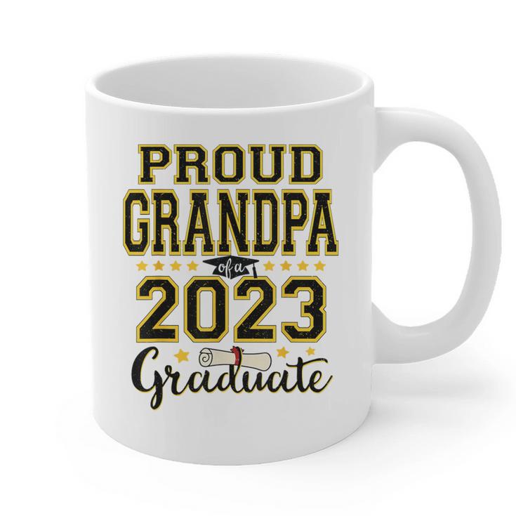 Proud Grandpa Of A 2023 Graduate Graduation Graphic Print Coffee Mug