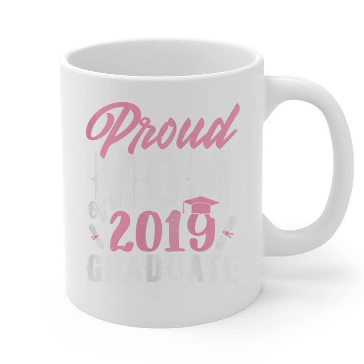 Proud Mom Of The Graduate Senior Class 2019 Graduation Party Graphic Print Coffee Mug