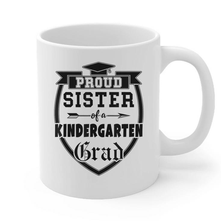 Proud Sister Of a Kindergarten Grad Graduation Shirt Graphic Print Coffee Mug