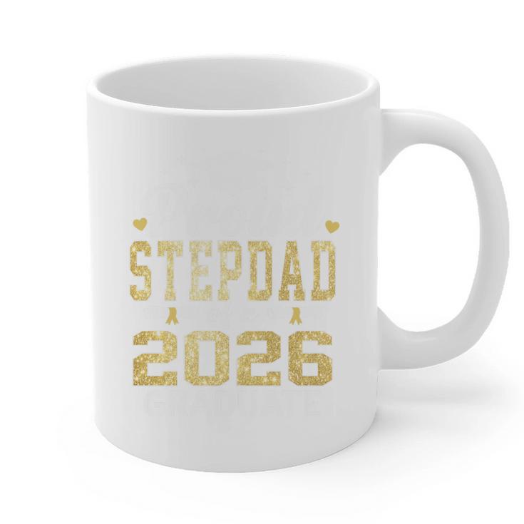 Proud Stepdad Of A 2026 Graduate Class Of Graduation Premium Tri-Blend Graphic Print Coffee Mug