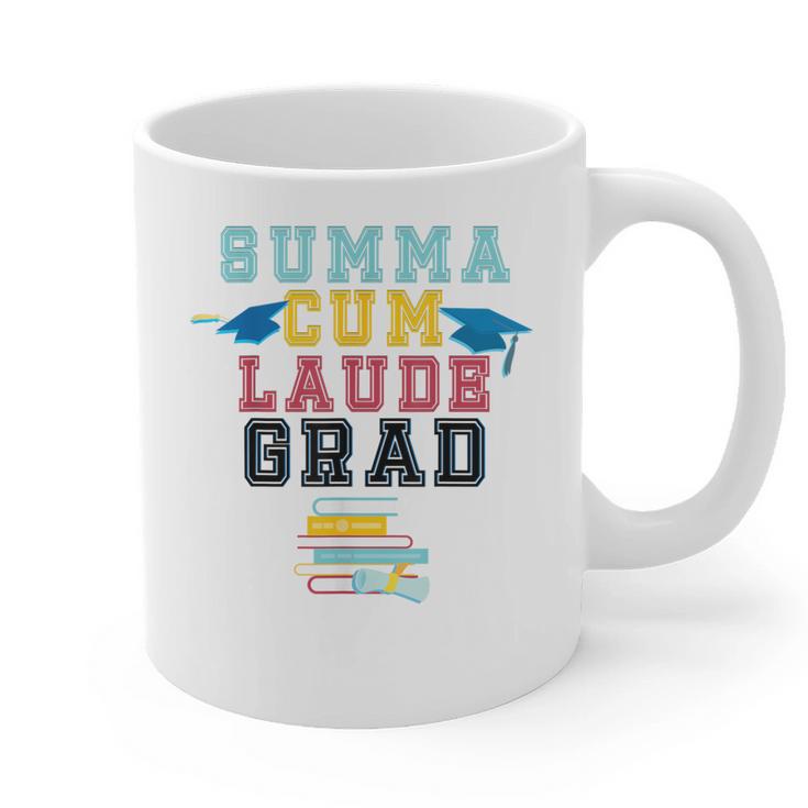 Proud Summa Cum Laude Grad College Graduation T-Shirt Graphic Print Coffee Mug