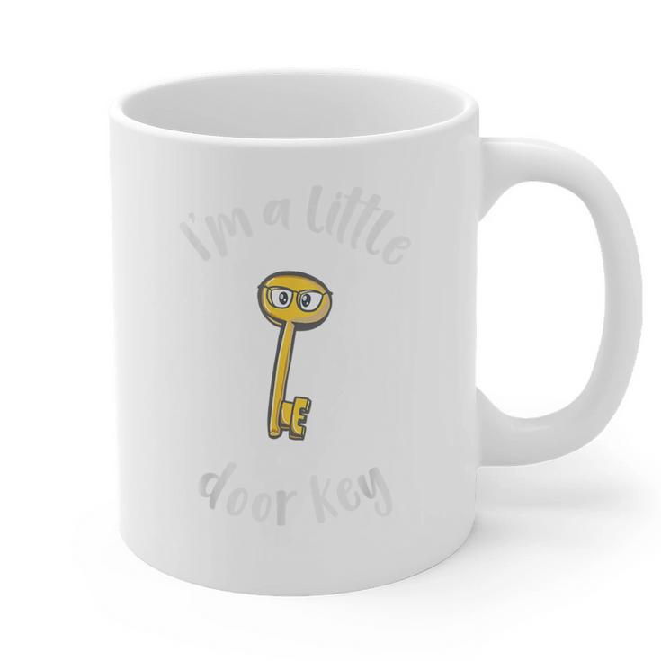 Pun Tshirt I'm A Little Door Key Bad Pun Dad Jokes Graphic Print Coffee Mug
