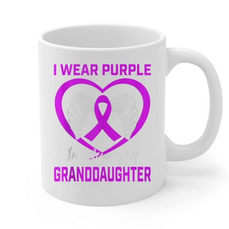 Purple In Memory Of Granddaughter Epilepsy Memorial Graphic Graphic Print Coffee Mug