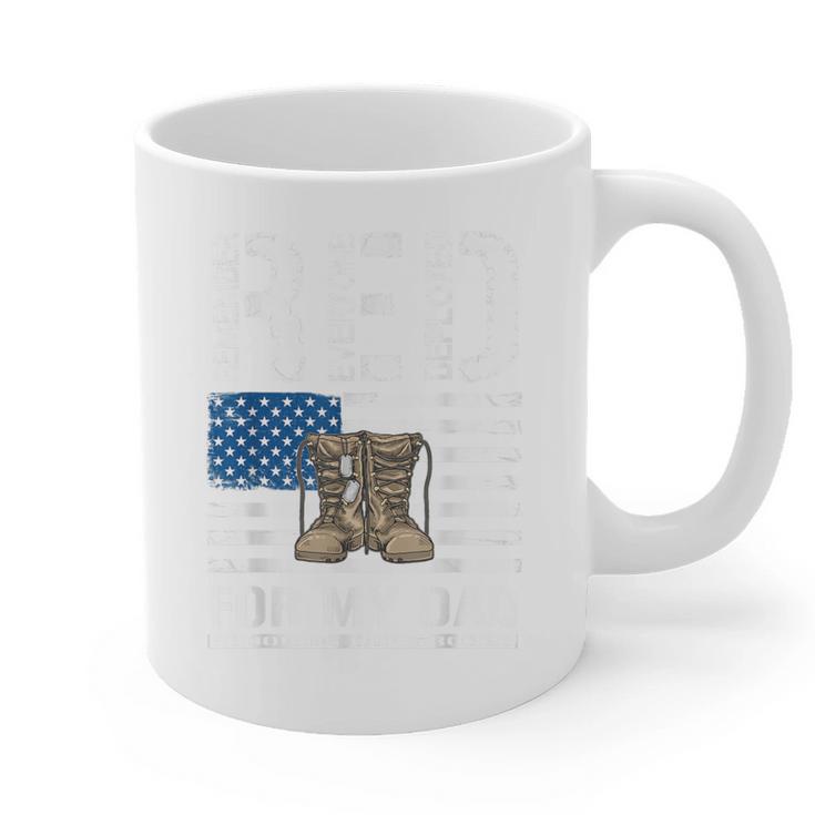 RED Friday For My Dad Military Veteran Deployed Graphic Print Coffee Mug