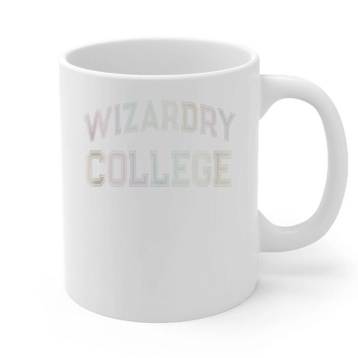Retro Antisocial WIZARDRY COLLEGE Introvert Sarcastic Graphic Print Coffee Mug