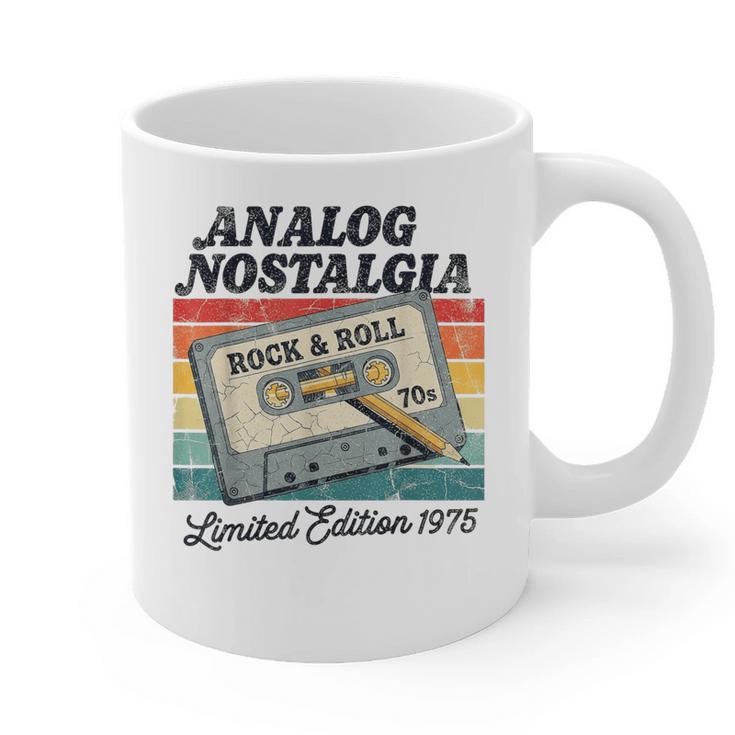 Retro Cassette Case 70s Vintage Music Analog Nostalgia Graphic Print Coffee Mug