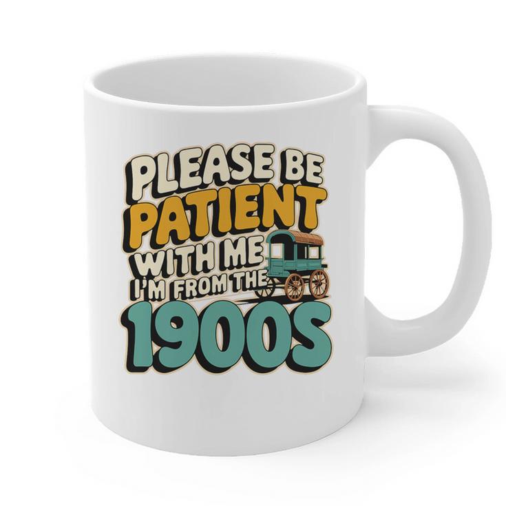 Saying Please Be Patient With Me I'm From The 1900s Premium Tri-Blend Graphic Print Coffee Mug