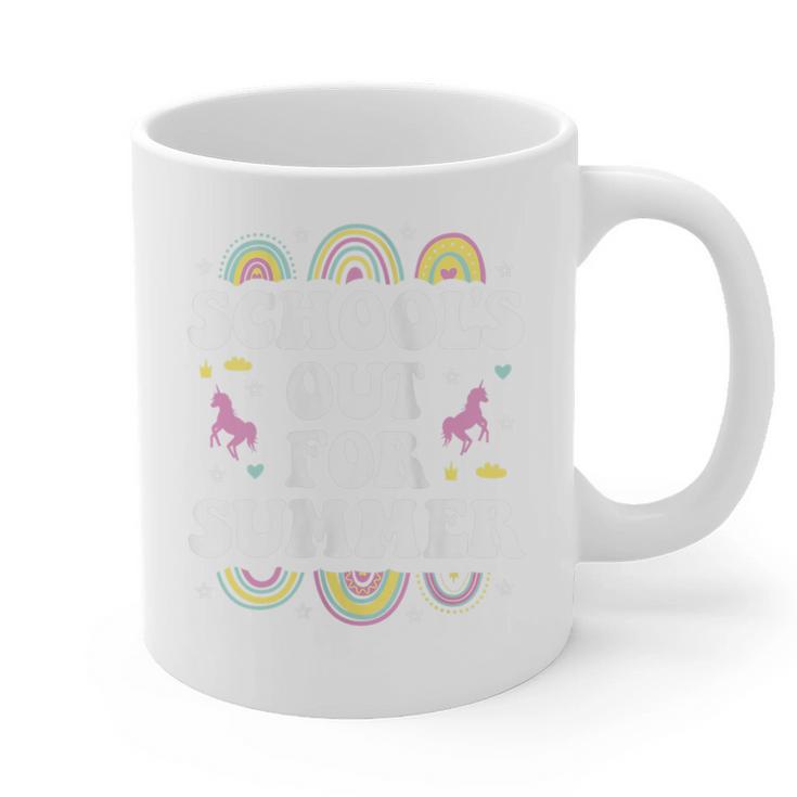 School's Out For Summer Unicorn Graduation Teacher Student Graphic Print Coffee Mug