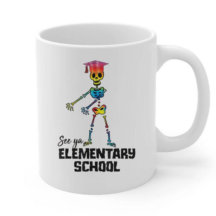 See Ya Elementary School Shirt Tie Dye Graduation Tee Graphic Print Coffee Mug
