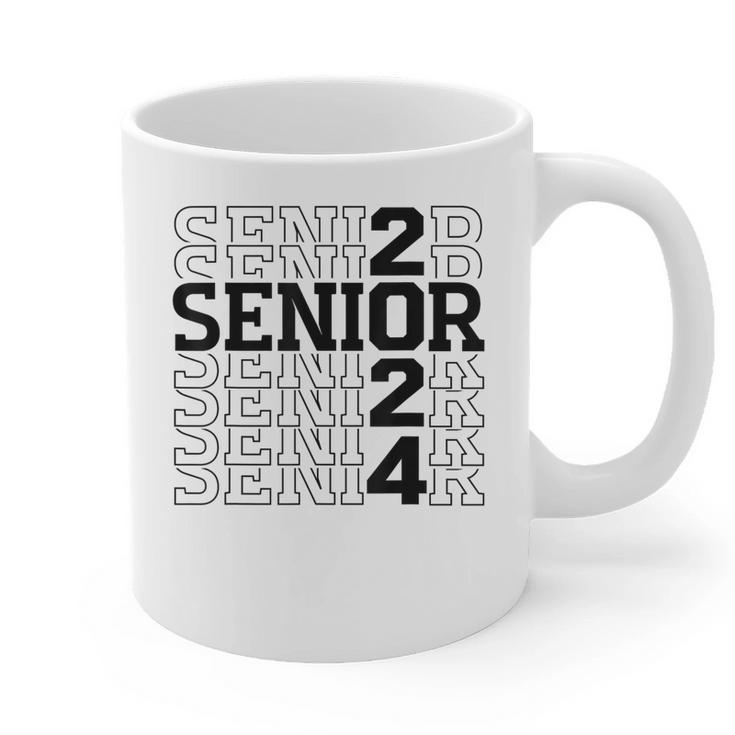 Senior 2024 Class Of 2024 Graduation 2024 Women Boy Girl Graphic Print Coffee Mug