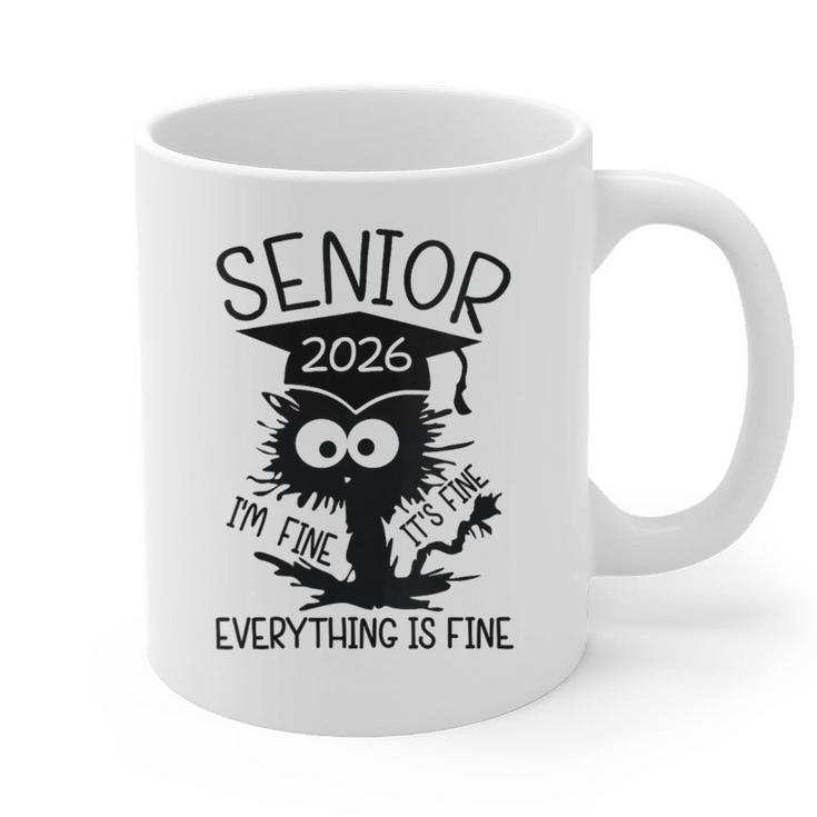 Senior 2026 High School College Graduation Year Class Of 26 Graphic Print Coffee Mug