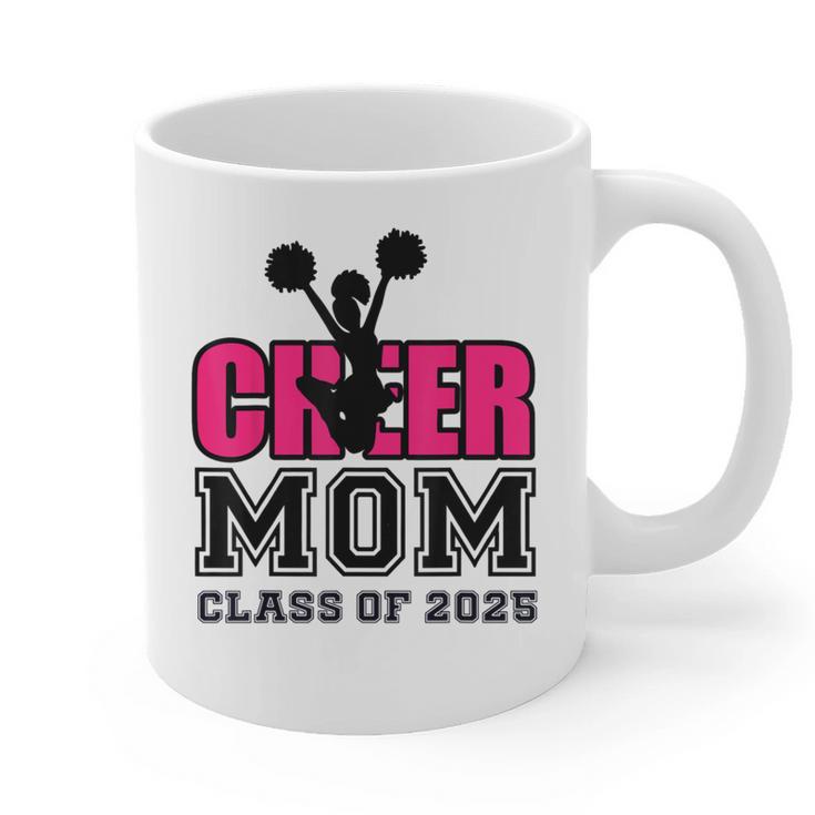 Senior Cheerleader Mom Cheer Class Of 2025 Graduation Women Graphic Print Coffee Mug