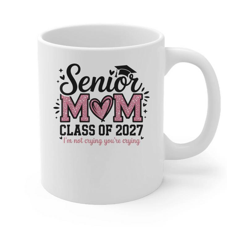 Senior Mom 2027 Class Of 2027 Graduation Proud Senior Mother Graphic Print Coffee Mug