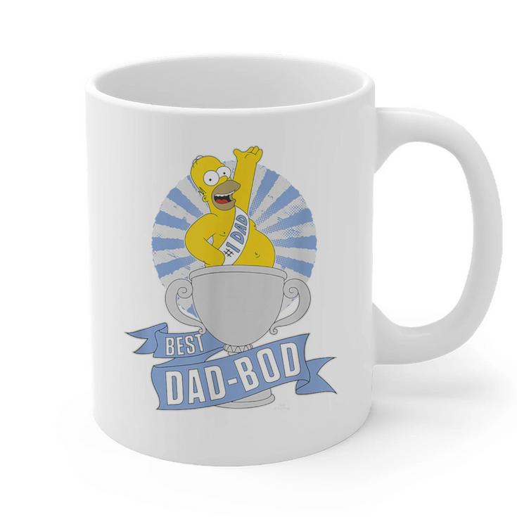 The Simpsons Father's Day Homer Best Dad BOD Graphic Print Coffee Mug