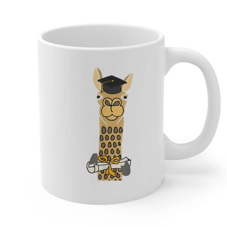 SmileteesGrad Llama Graduation T-Shirt Graphic Print Coffee Mug