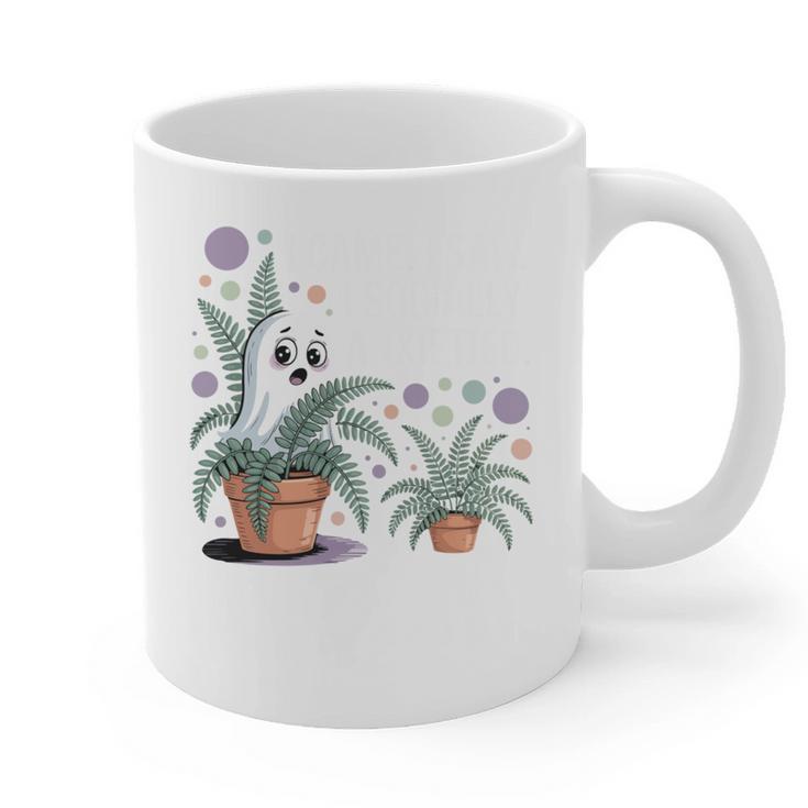 Social Anxiety Introvert Nervous Awkward Socially Graphic Print Coffee Mug