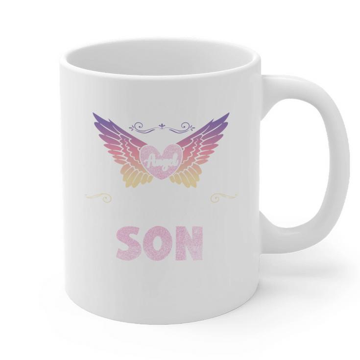 Son Angel In My Memory Cute Family Remembrance Match Graphic Print Coffee Mug