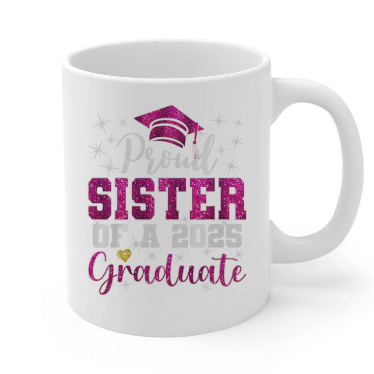 Super Proud Sister Of 2025 Graduate Senior Graduation Family Premium Tri-Blend Graphic Print Coffee Mug