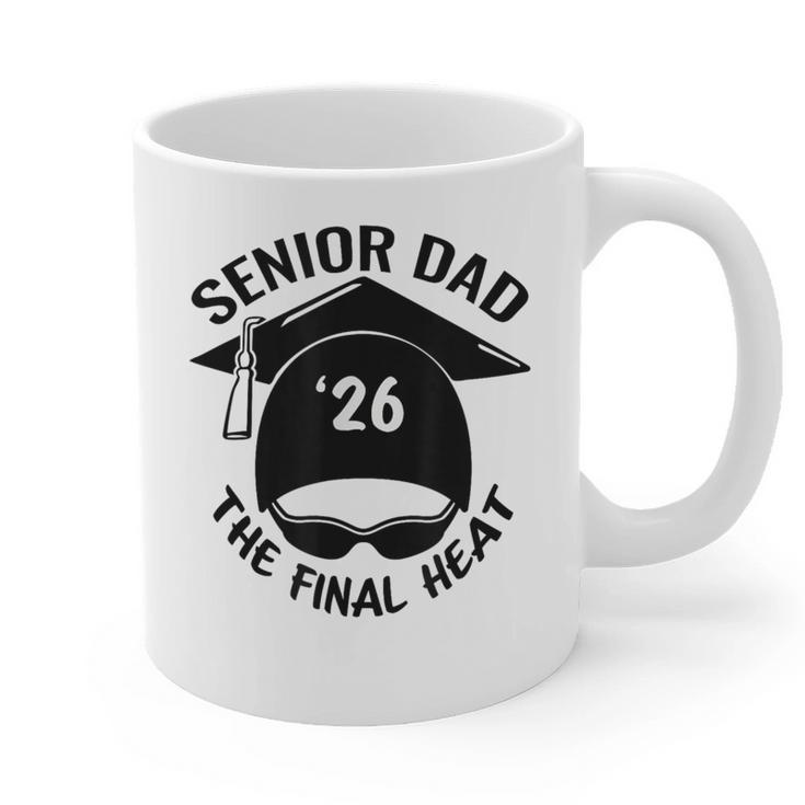 Swim Senior Dad 2026 The Final Heat Graphic Print Coffee Mug