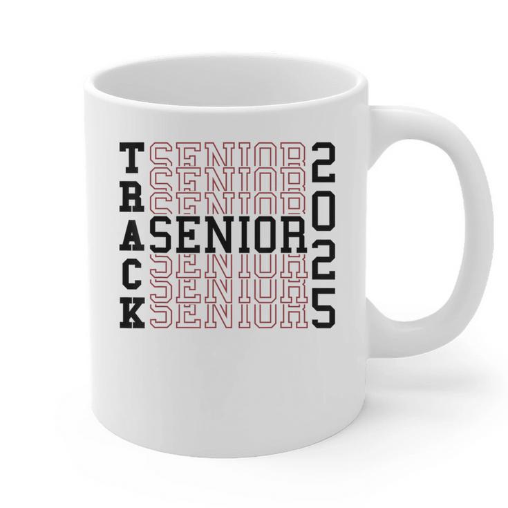 Track Senior Night Track Senior 2025 Graduation 60 Graphic Print Coffee Mug