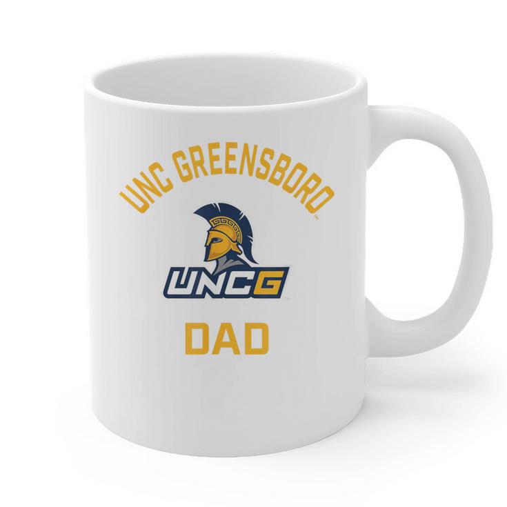 UNC Greensboro UNCG Spartans Arched Dad Graphic Print Coffee Mug