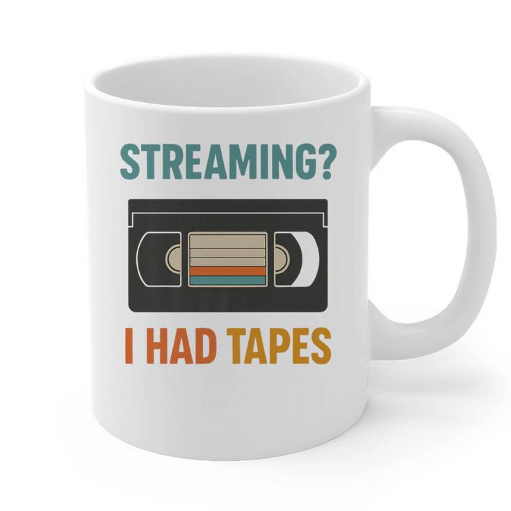 VHS Cassette Tape Retro 80s 90s Nostalgia Premium Graphic Print Coffee Mug