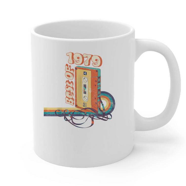 Vintage Best Of 1979 41st Birthday Graduation Cassette Tape Graphic Print Coffee Mug