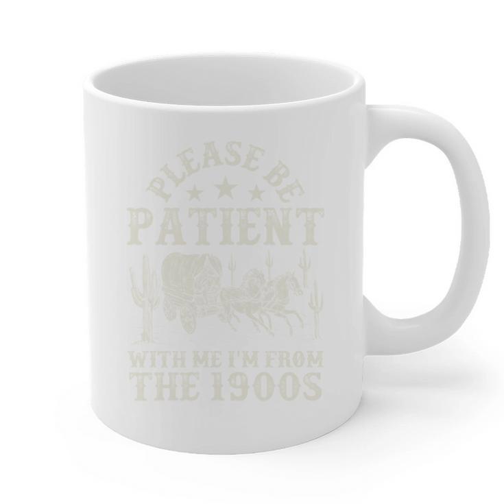 Vintage Please Be Patient With Me I'm From The 1900s For Men Graphic Print Coffee Mug