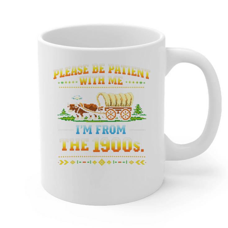 Vintage Please Be Patient With Me I'm From The 1900s Premium Tri-Blend Graphic Print Coffee Mug