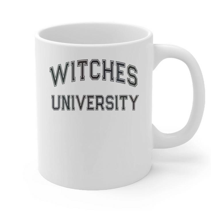 Vintage Stay Away From Me WITCHES UNIVERSITY Introvert Graphic Print Coffee Mug