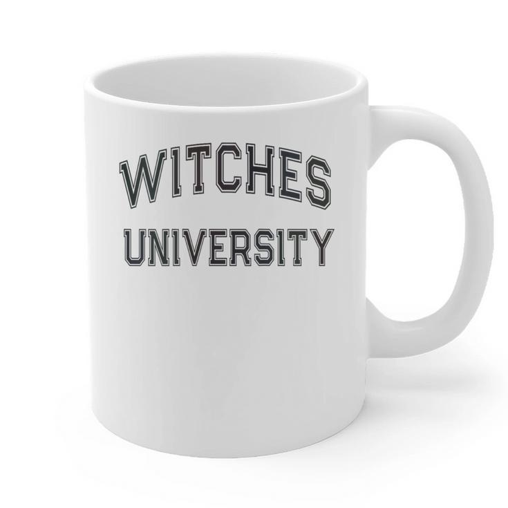 Vintage Stay Away From Me WITCHES UNIVERSITY Introvert Graphic Print Coffee Mug