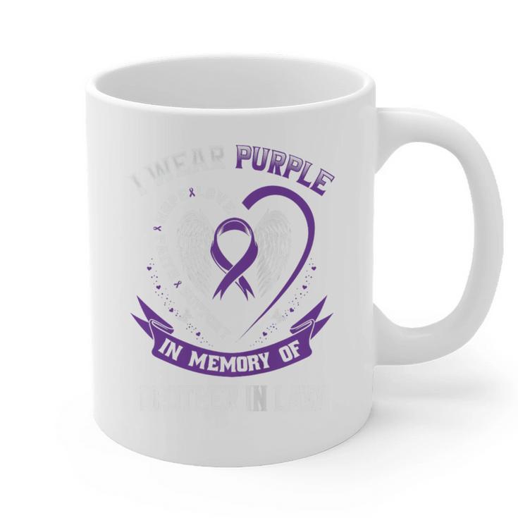 I Wear Purple In Memory Of Brother In Law Pancreatic Cancer Graphic Print Coffee Mug I Wear Purple In Memory Of Brother In Law Pancreatic Cancer Graphic Print Coffee Mug