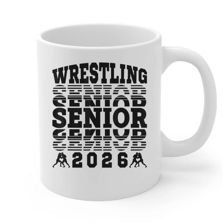 Wrestling Senior 2026 Graduation Graphic Print Coffee Mug