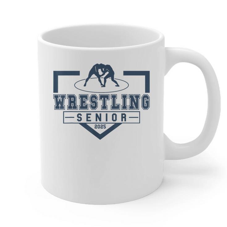 Wrestling Senior Night Wrestling Senior 2025 Graduation 66 Graphic Print Coffee Mug