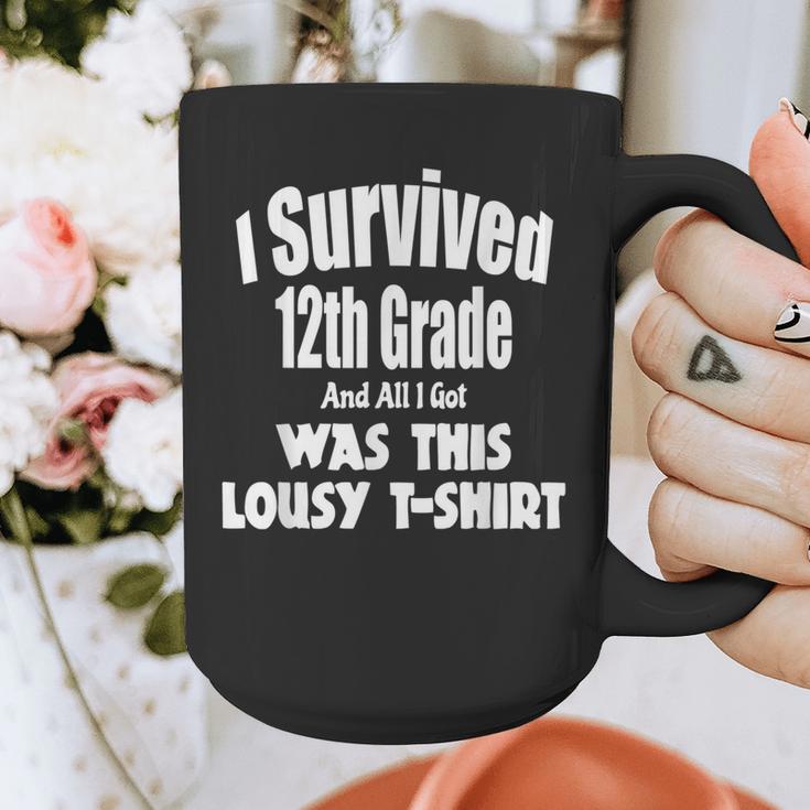 12th Grade GraduationShirt Grad Graduate Education Graphic Print Coffee Mug