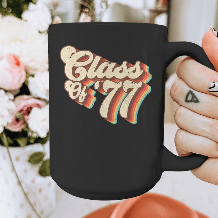 1977 Class Reunion Retro Class Of 77 High School Graduation Graphic Print Coffee Mug